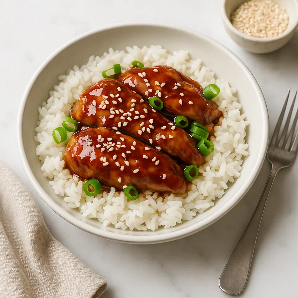 Pollo Teriyaki Casero
