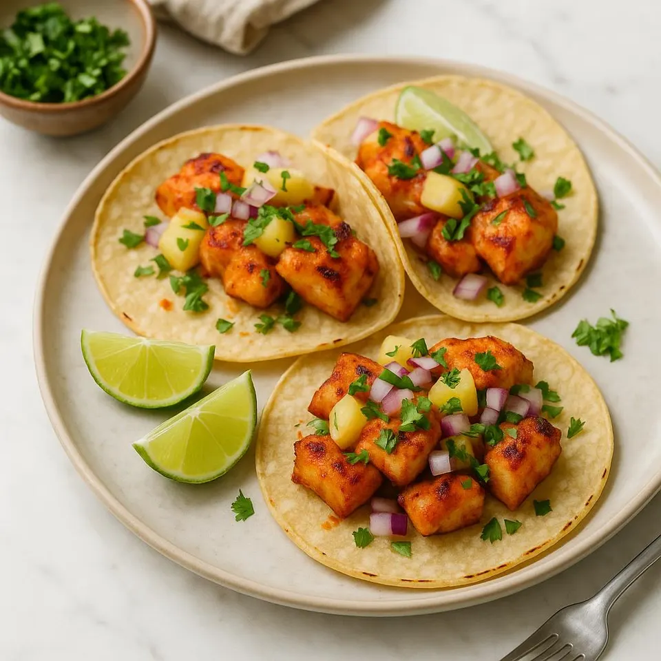 Tacos De Pescado Al Pastor