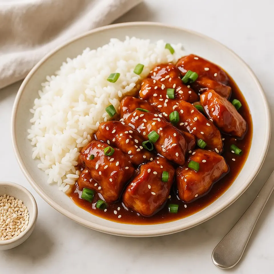 Pollo Teriyaki Casero