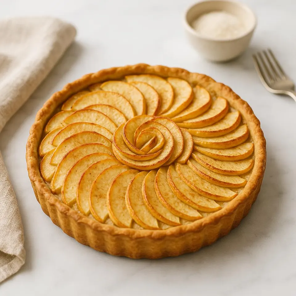 Tarta De Manzana Casera